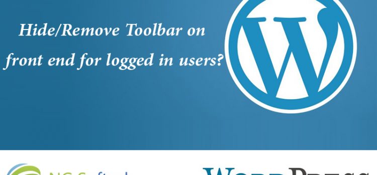 Hide/Remove Toolbar on front end for logged in users?